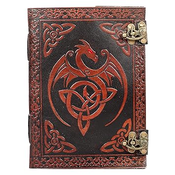 Overdose Dragon 2 Lock Leather Diary 6*8