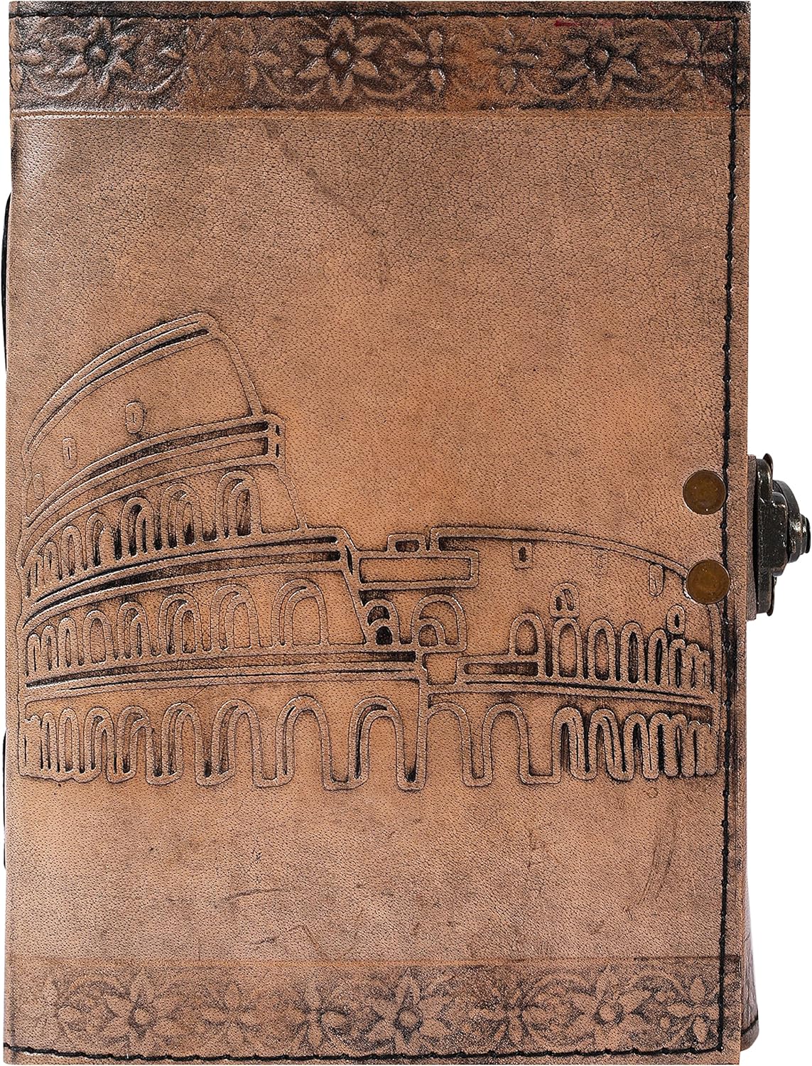 OVERDOSE Colosseum Vintage Leather Journal 5/7
