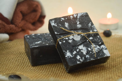 Pack of 2 - SVATV Handmade Soap with natural, soothing herbs of Charcoal Musk Rosemary,