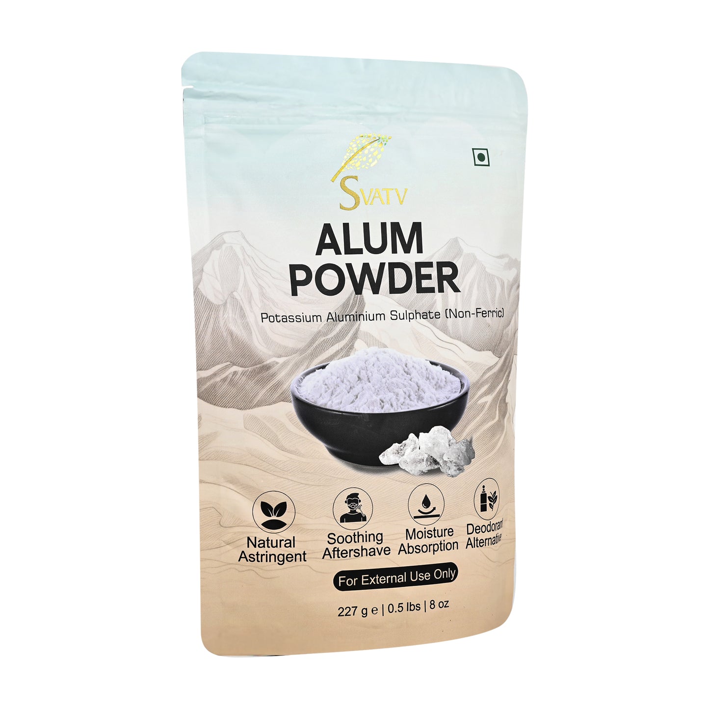 SVATV ALUMINIUM POWDER 227GM, 8oz (PHITKARI)