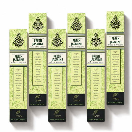 SVATV INCENSE STICK JASMINE 15GM (PACK OF 6)