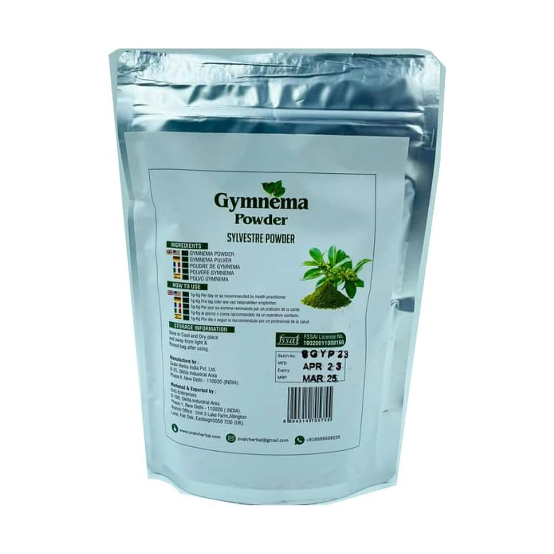 SVATV Gymnema Powder | Gymnema sylvestre | Gurmar Powder | Meshashringi Powder | 227 Grams, Half Pound