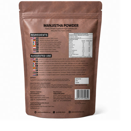 Svatv Manjistha Powder - 227GM
