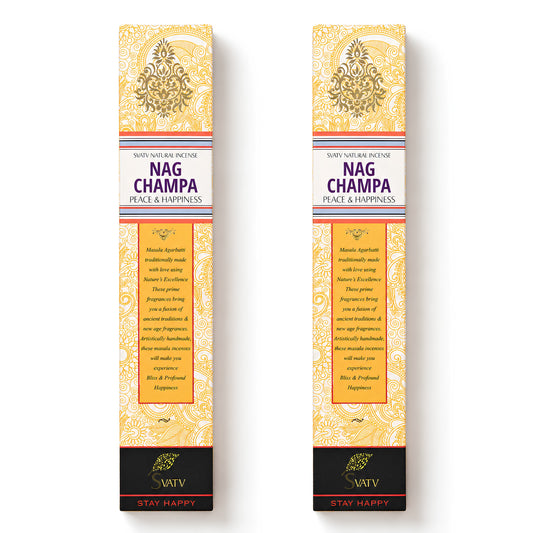 SVATV INCENSE STICK NAG CHAMPA 15GM (PACK OF 2)