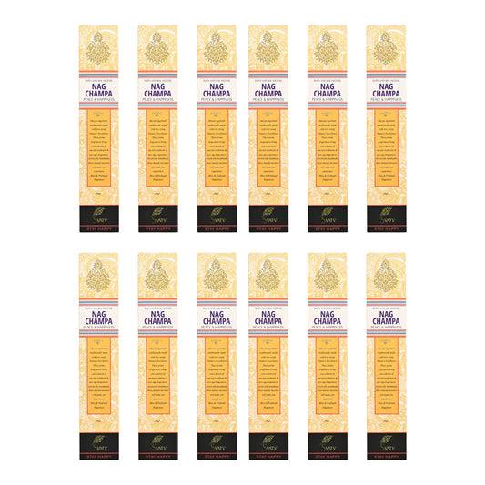 SVATV INCENSE STICK NAG CHAMPA 180GM (PACK OF 12)