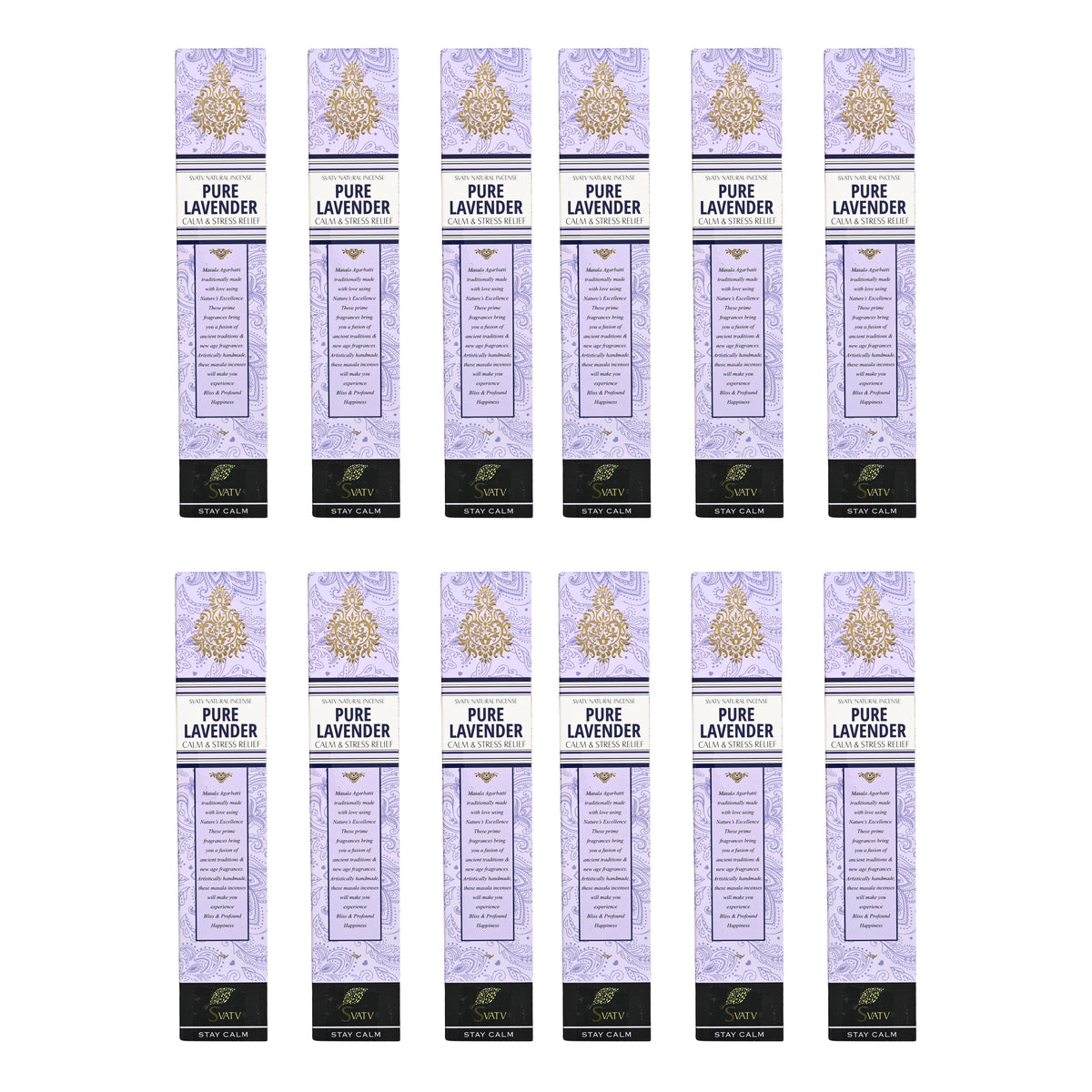 SVATV Incense Stick Lavendor 15gm (PACK OF 12)