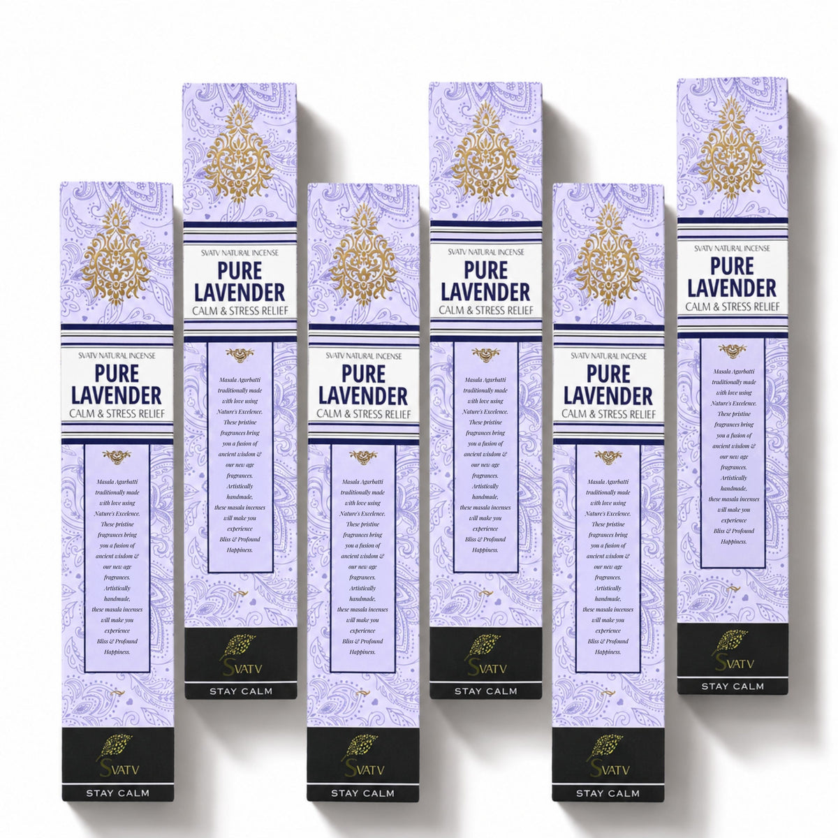 SVATV Incense Stick Lavendor 15gm (PACK OF 6)