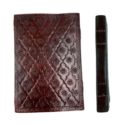 Overdose Seven Stone Hamsa Embossed Leather Diary 7*10