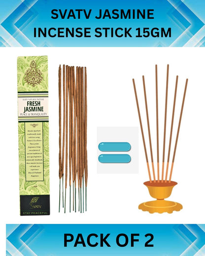 SVATV INCENSE STICK JASMINE 15GM (PACK OF 2)