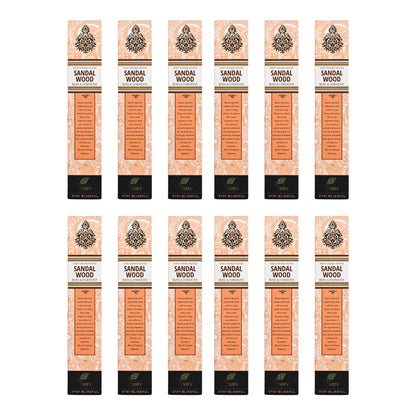 SVATV INCENSE STICK SANDALWOOD 15GM (PACK OF 12)