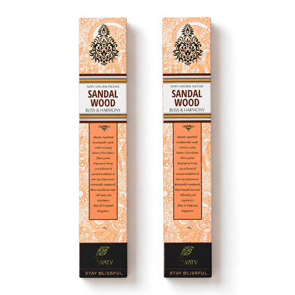 SVATV INCENSE STICK SANDALWOOD 15GM (PACK OF 2)