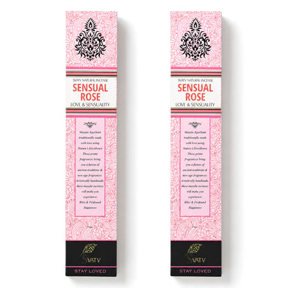 SVATV INCENSE STICK SENSUAL ROSE 15GM (PACK OF 2)