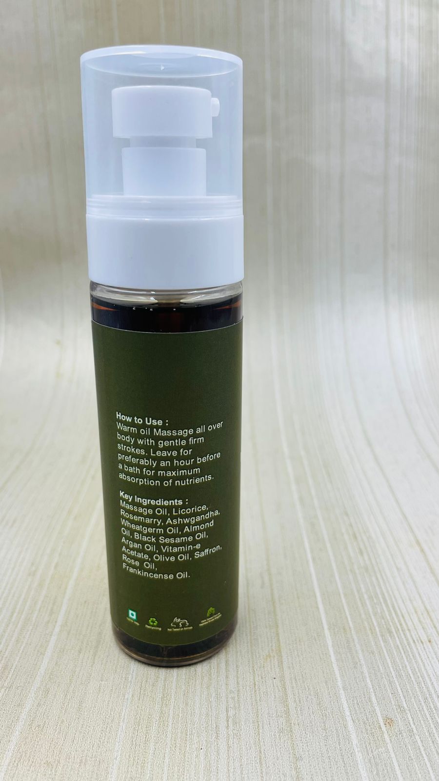 AATMANA D-Stress Massage Oil Sore Muscle Massage Oil for Body