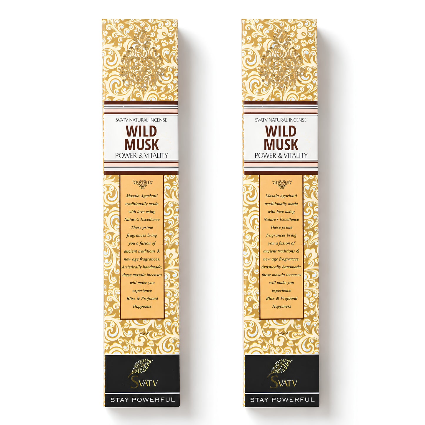 SVATV INCENSE STICK WILD MUSK 15GM (PACK OF 2)