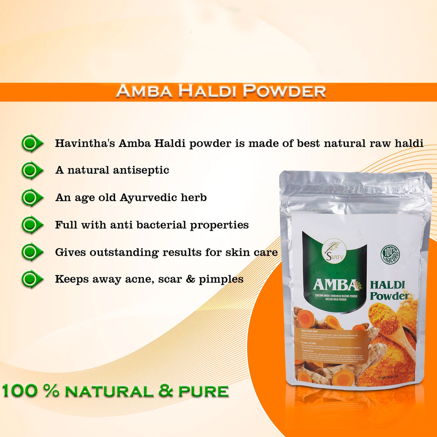 SVATV AMBA HALDI POWDER