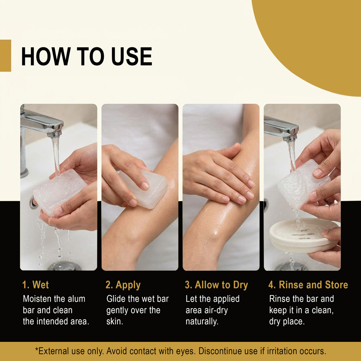 AATMANA Alum Bar Pack Of 2 100gm For Skin