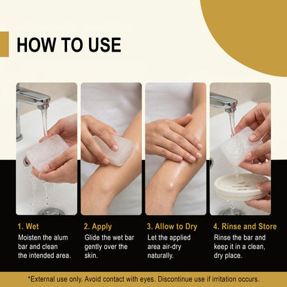 AATMANA Alum Bar Pack Of 2 100gm For Skin