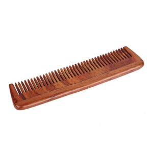 wooden tooth comb